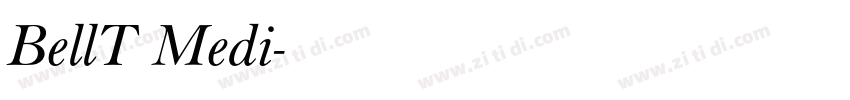 BellT Medi字体转换